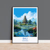 Bali Travel Print, Travel Poster of Bali, Indonesia, Bali Gift, Wall Art Print