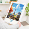 Paris Poster, Travel Print of Paris, France, Paris Gift, France Wall Art, Travel Gift