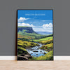 Brecon Beacons Poster, Brecon Beacons Travel Print, Wales, Welsh Art, Brecon Beacons Gift, Wall Art Print