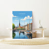 Hamburg Print, Travel Poster of Hamburg, Hamburg Gift Art, Germany Wall Art, Travel Gift