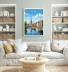 Hamburg Print, Travel Poster of Hamburg, Hamburg Gift Art, Germany Wall Art, Travel Gift