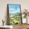 Wye Valley Poster, Travel Print of Wye Valley, UK, Wye Valley Art, Wye Valley Gift, Wall Art Print