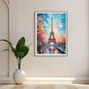 Eiffel Tower Paris Wall Art Print, Travel Poster of Eiffel Tower Paris Abstract Art , Paris Art Gift, France, Abstract Art Gift