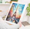 Eiffel Tower Paris Wall Art Print, Travel Poster of Eiffel Tower Paris Abstract Art , Paris Art Gift, France, Abstract Art Gift