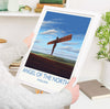 Angel of the North Poster Wall Art, Travel Print of Angel of the North, England, Angel of the North Art Gift, Wall Art Print