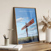 Angel of the North Travel Print Wall Art, Travel Poster of Angel of the North, England, Angel of the North Art Gift, Wall Art Print