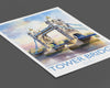 Tower Bridge Poster, Travel Print of Tower Bridge, London, England, Tower Bridge Art Gift, London Travel Watercolour Gift