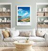 Alnmouth Travel Print Wall Art, Travel Poster of Alnmouth, Northumberland Art Gift, England, Alnmouth Art Lovers Gift,