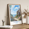 Haworth PrintTravel Wall Art, Travel Poster of Haworth, Haworth Village Art Print, Yorkshire Wall Print, Yorkshire Gift