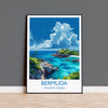 Bermuda Print Wall Art, Travel Poster of Bermuda, Atlantic Ocean, Bermuda Gift, Bermuda Wall Art Lovers, Travel Gift