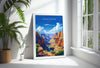 Grand Canyon Travel Print Wall Art, Travel Poster of Grand Canyon, Grand Canyon Art Lovers Gift, Arizona, USA Travel Art