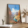 Grand Canyon Travel Poster Wall Art, Travel Print of Grand Canyon, Grand Canyon Art Lovers Gift, Arizona, USA Travel Art