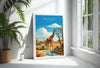 Maasai Mara Travel Poster Wall Art, Travel Print of Maasai Mara, Kenya Gift, Maasai MaraNational Reserve Africa Art Gift