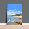 Langland Bay Travel Print Wall Art, Langland Bay Travel Poster, Mumbles Art Gift, Wales, Welsh Art Gift, Wall Art Print