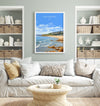 Langland Bay Travel Print Wall Art, Langland Bay Travel Poster, Mumbles Art Gift, Wales, Welsh Art Gift, Wall Art Print