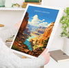 Grand Canyon Travel Poster Wall Art, Travel Print of Grand Canyon, Grand Canyon Art Lovers Gift, Arizona, USA Travel Art