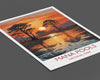 Mana Pools Travel Print Wall Art, Travel Poster of Mana Pools, Zimbabwe Gift, Mana Pools National Park Sunset Africa Art Gift