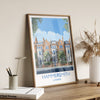 Hammersmith Travel Poster, Travel Print of Hammersmith, London Poster, Hammersmith Art Gift, London Art Lovers UK Travel Gift