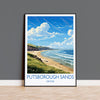 Putsborough Sands Travel Print Wall Art, Travel Print of Putsborough Sands,England, Devon Art Lovers Gift, Travel Art Gift