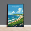 Seven Sisters Travel Print Wall Art, Seven Sisters Travel Poster, East Sussex, English Coastal Art, Seven Sisters Gift, Art Lovers Gift