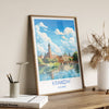 Krakow Travel Poster, Travel Print of Krakow, Poland Poster, Krakow Art Gift, Poland Art Lovers Travel Gift