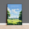 Greenwich Park Travel Print, Travel Poster of GreenwichPark, London Poster, Greenwich Park Art Gift, London Art Lovers UK Travel Gift