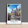 Maida Vale Travel Print, Travel Poster of Maida Vale, London Poster, Maida Vale Art Gift, London Art Lovers UK Travel Gift