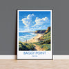 Baggy Point Travel Print Wall Art, Travel Poster of Baggy Point,England, Devon Art Lovers Gift, Travel Art Gift