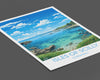 Isles of Scilly Travel Poster, Travel Print of Isles of Scilly, England, Cornwall Art, Isles of Scilly Art Lovers Gift, Wall Art Print