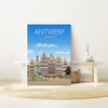 Antwerp Travel Poster, Travel Print of Antwerp , Belgium, Antwerp Art Lovers Gift, Belgium City Wall Art Print